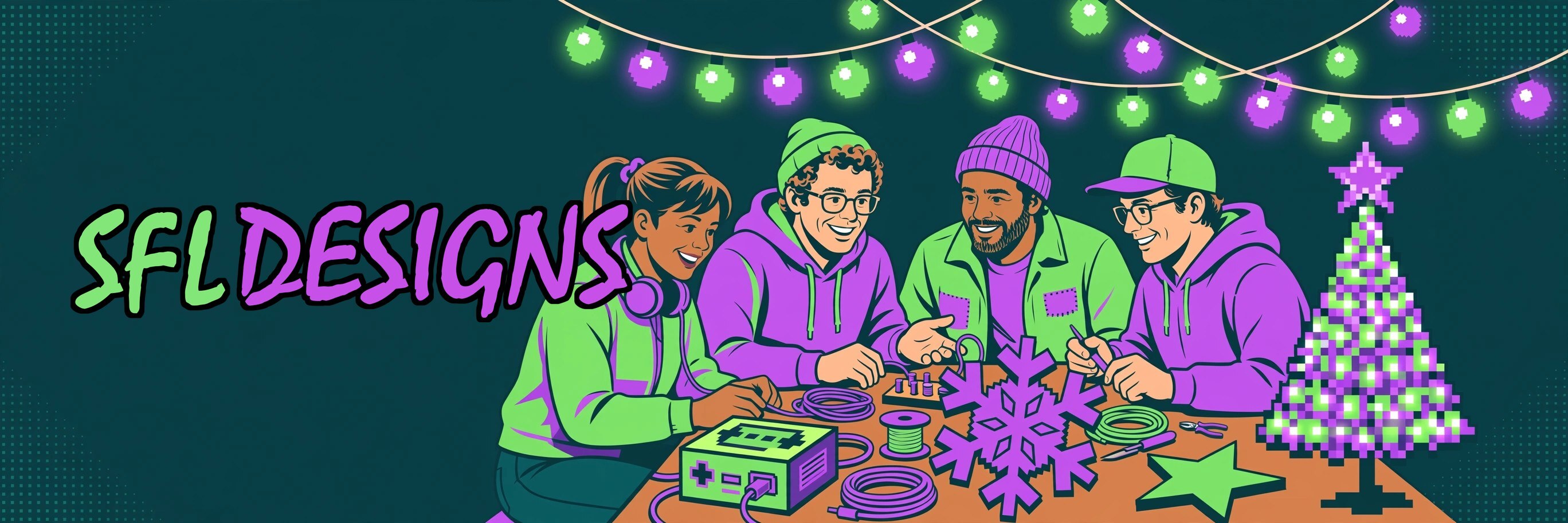 SFL Designs Minis Calendar - Christmas light meetups and events across the US